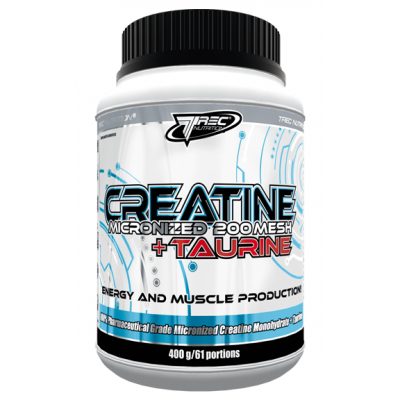 Trec Nutrition Creatine Micronized 200 mesh + Taurine (Креатин + Таурин), 400 грамм