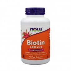 NOW Biotin 5000 mcg 60 капсул