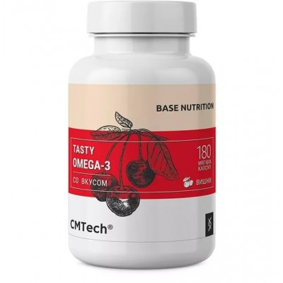 CMTech Omega-3 (Омега 3), вишня, 180 капс.