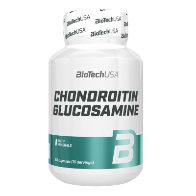 Хондроитин Глюкозамин Chondroitin Glucosamine BioTechUSA, 60 капс.