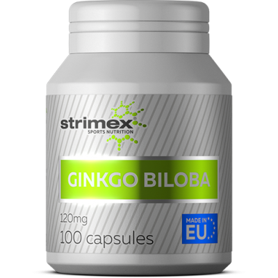 Strimex Ginkgo Biloba, 100 caps  (120 мг в капс)