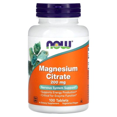 Магний Цитрат Now Foods Magnesium Citrate, 100 табл.