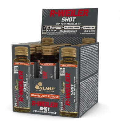 Предтренировочный комплекс Olimp R-weiler Shot, 60 мл.
