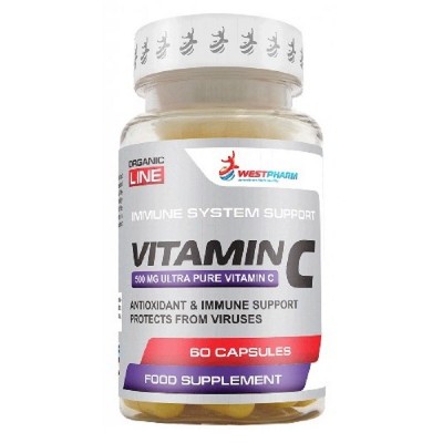 WestPharm Vitamin C, 60капс/500мг