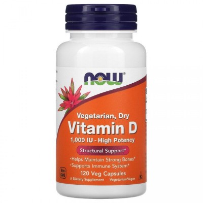 Vit D-1000Iu Vegetarian, 120 vcaps