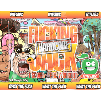 Пробник Fucking Jack Hardcore WTF LABZ,  вкус (яблочная газировка)