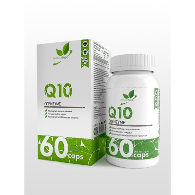 NaturalSupp Коэнзим Q-10 + Группа витаминов B + Кверцитин  60 капс.