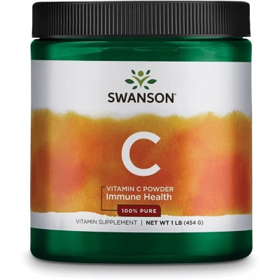 Swanson VITAMIN C POWDER 100% PURE 16 OZ (450 гр)