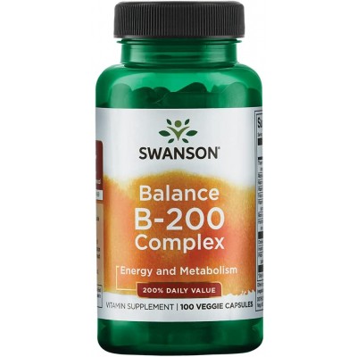 Swanson BALANCE B-200 COMPLEX 100 VEG CAPS