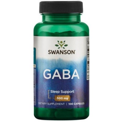 Swanson GABA 500 MG 100 CAPS