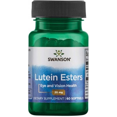 Swanson LUTEIN ESTERS Лютеин 20мг (60 капс)