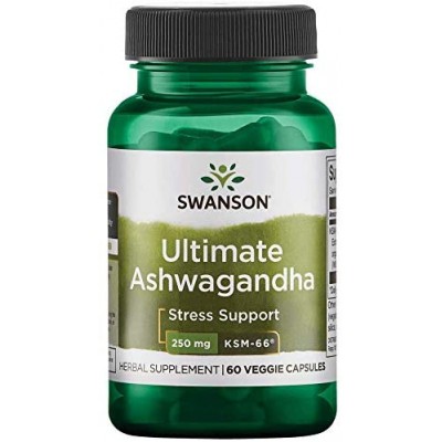 Swanson ULT ASHWAGANDHA (Ашваганда) 250 мг, 60 вег.капс.