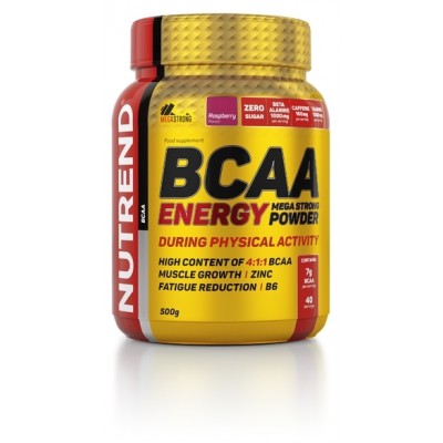 Nutrend BCAA Energy Mega Strong Powder (500 г) малина NT81901