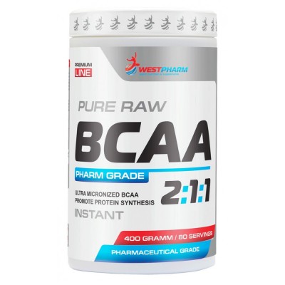 WestPharm BCAA 2:1:1, 400 гр, 80 порц