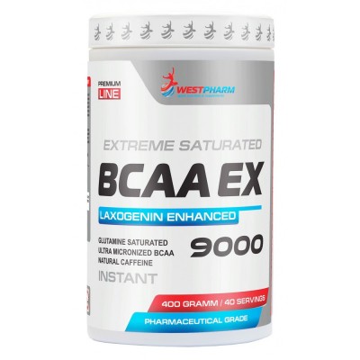 WestPharm BCAA EX with Laxogenin, 400 гр, 45 порц
