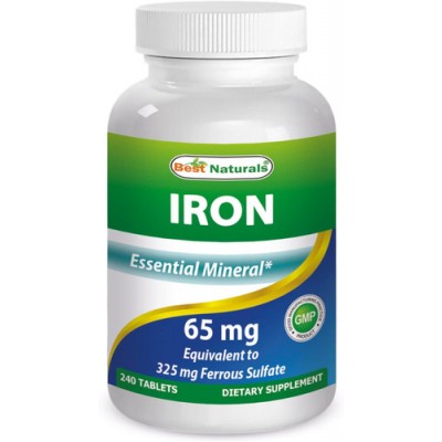 Best Naturals Iron (Железо), 325 мг, 90 капс