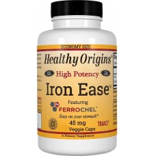 Healthy Origins Iron Ease 45 mg 90 caps