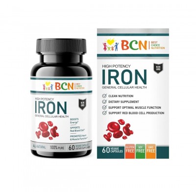 BCN Iron (Железо), 36 мг, 60 капс