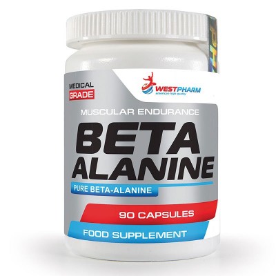 WestPharm Beta Alanine, 90капс/500мг