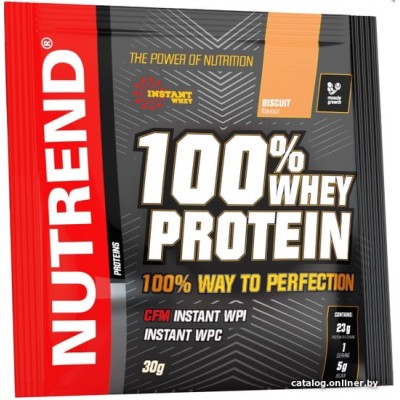 Nutrend 100% Whey Protein (Сывороточный протеин), 30 гр