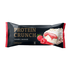 CMTech Protein crunch (Протеиновые батончики в глазури без сахара), чизкейк с малиной, 60 гр