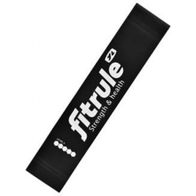 Фитнес-резинка для ног FitRule (Черный 12 кг)