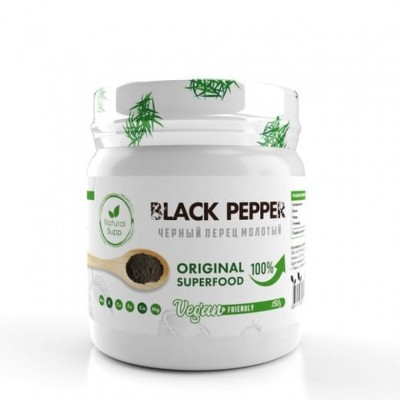 NaturalSupp Black Pepper (Перец черный молотый), 150 гр.