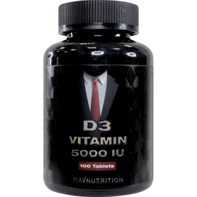 RavNutrition Витамин D3 5000 ед/таб 100 таб.