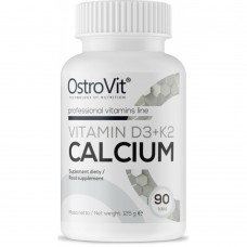 OstroVit Vitamin D3 + K2 + Calcium 90 caps