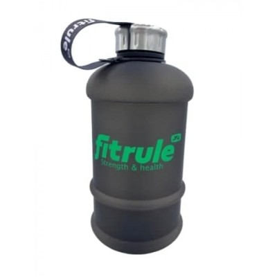Бутыль FitRule прорезиненный крышка щелчок 2.2L (Черный)