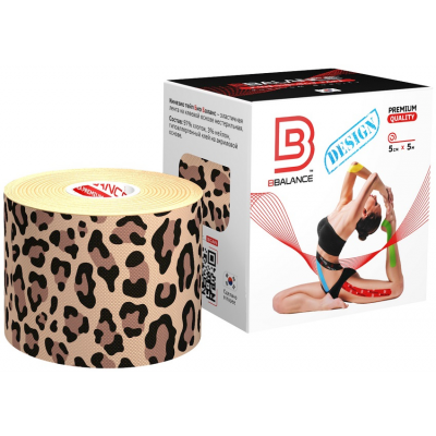 Кинезиологический тейп BBalance Premium Quality, 5см х 5 м