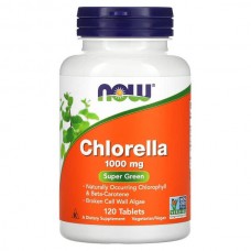 Now Foods Chlorella (хлорелла), 1000 мг/таб 120 табл