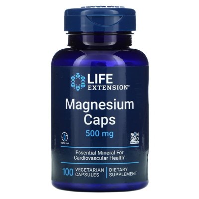 Магний Life Extension Magnesium Caps, 500 мг, 100 капс.