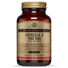 Solgar, Omega 3 'Омега-3', 950 мг, 50 капсул