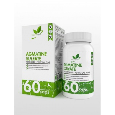 NaturalSupp Agmatine Sulfate (Агматин сульфат), 600 мг., 60 капс.