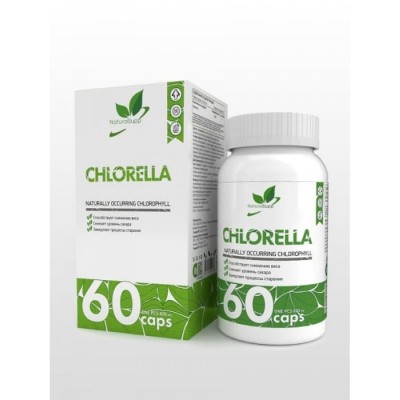 NaturalSupp Chlorella (Хлорелла), 600 мг., 60 капс.