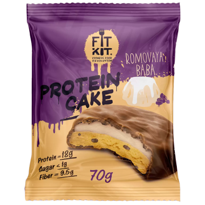 Протеиновое печенье Fit Kit Protein Cake, 70 гр.