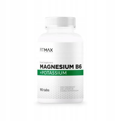 Магний, Б6 + Калий FitMax Magnesium B6 + Potassium, 90 табл.