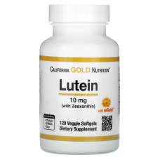 Лютеин и Зеаксантин California Gold Nutrition Lutein, 120 капс.