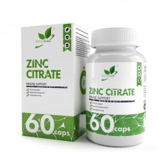NaturalSupp Zinc Citrate (Цинк цитрат), 25 мг., 60 капс