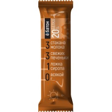 Батончик протеиновый ё/батон, глазированный, 20% белка, со вкусом печенья, 50 г