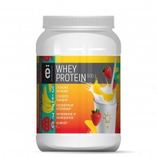 белковый коктейль 'Whey Protein' со вкусом клубника-банан ТМ Ёбатон 900гр