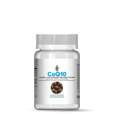 Коэнзим Q10, ё/батон, 60 желатиновых капсул