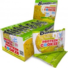 Протеиновое печенье Bombbar, низкокалорийное, фисташка, 12 шт по 40 г Протеиновое печенье Bombbar, низкокалорийное, фисташка, 12 шт по 40 г