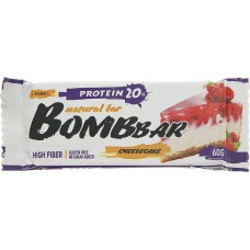 Батончик протеиновый 'Bombbar', малиновый чизкейк, 60 г,