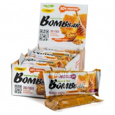 Батончик протеиновый Bombbar (коробка 20 шт.), Грецкие орехи с медом