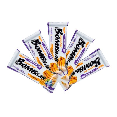 Bombbar Протеиновый батончик 5шт х 60г (смородиново-черничный панкейк)