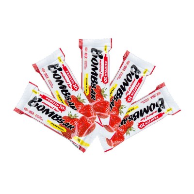 Bombbar Протеиновый батончик 5шт х 60г (клубника)