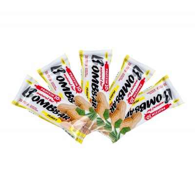 Bombbar Протеиновый батончик 5шт х 60г (арахис)