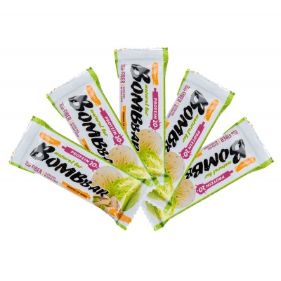 Bombbar Протеиновый батончик 5шт х 60г (фисташковый пломбир)